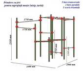 Complex bare tracțiunI+paralele+scara -workout- CALISTHEQBAR (România)