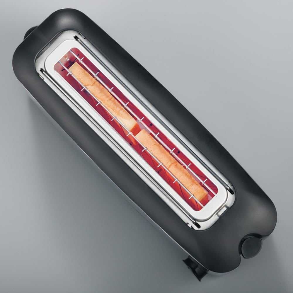 SEVERIN AT2515 автоматичен тостер 1000W, 1 дълга камера с отвори, хром