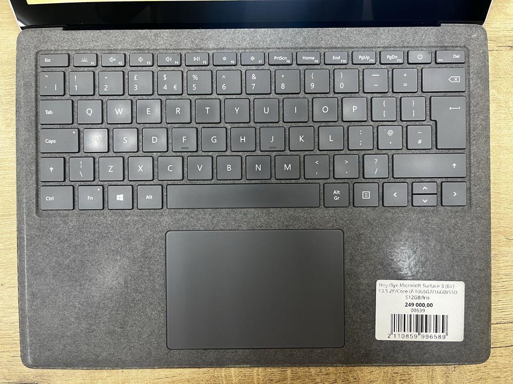 Сенсорный ноутбук Microsoft Surface 3 - 2K/Core i7-1065G7/16GB/512GB