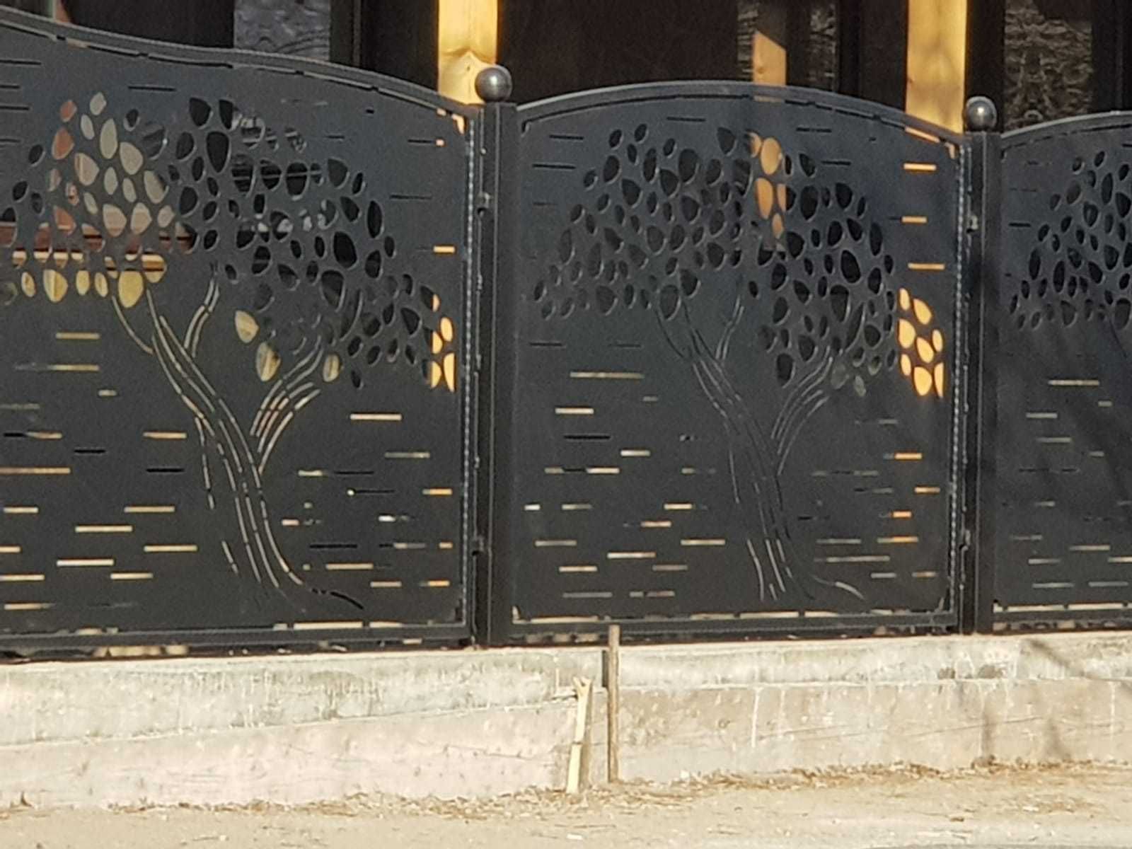 Porti, garduri, pergole, mobilier gradina din metal