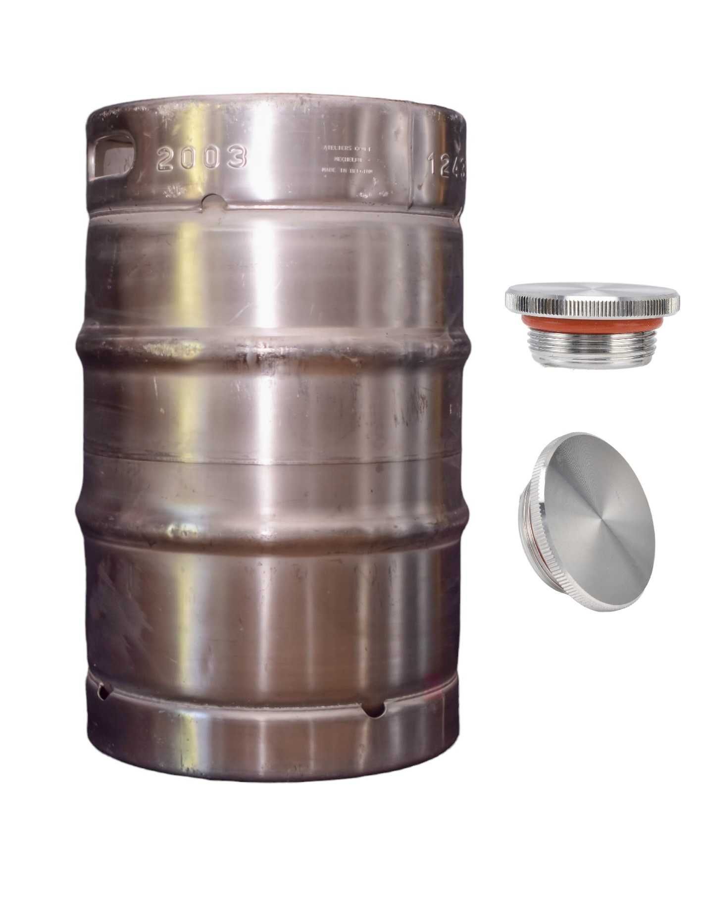 Butoi bere Butoaie inox reconditionat  50 litri cu capac filet