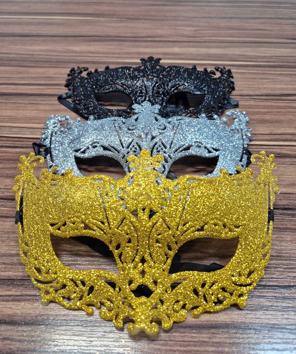 Карнавална маска маскен бал хелоуин маска за лице