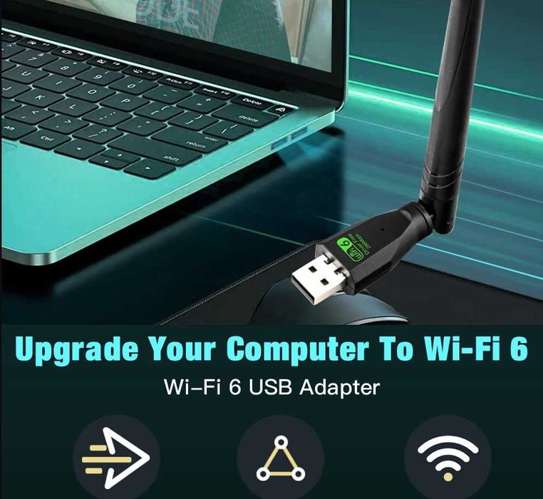 Placa de retea wireless FENVI WIFI 6 AX286  2.4GHz 802.11AX