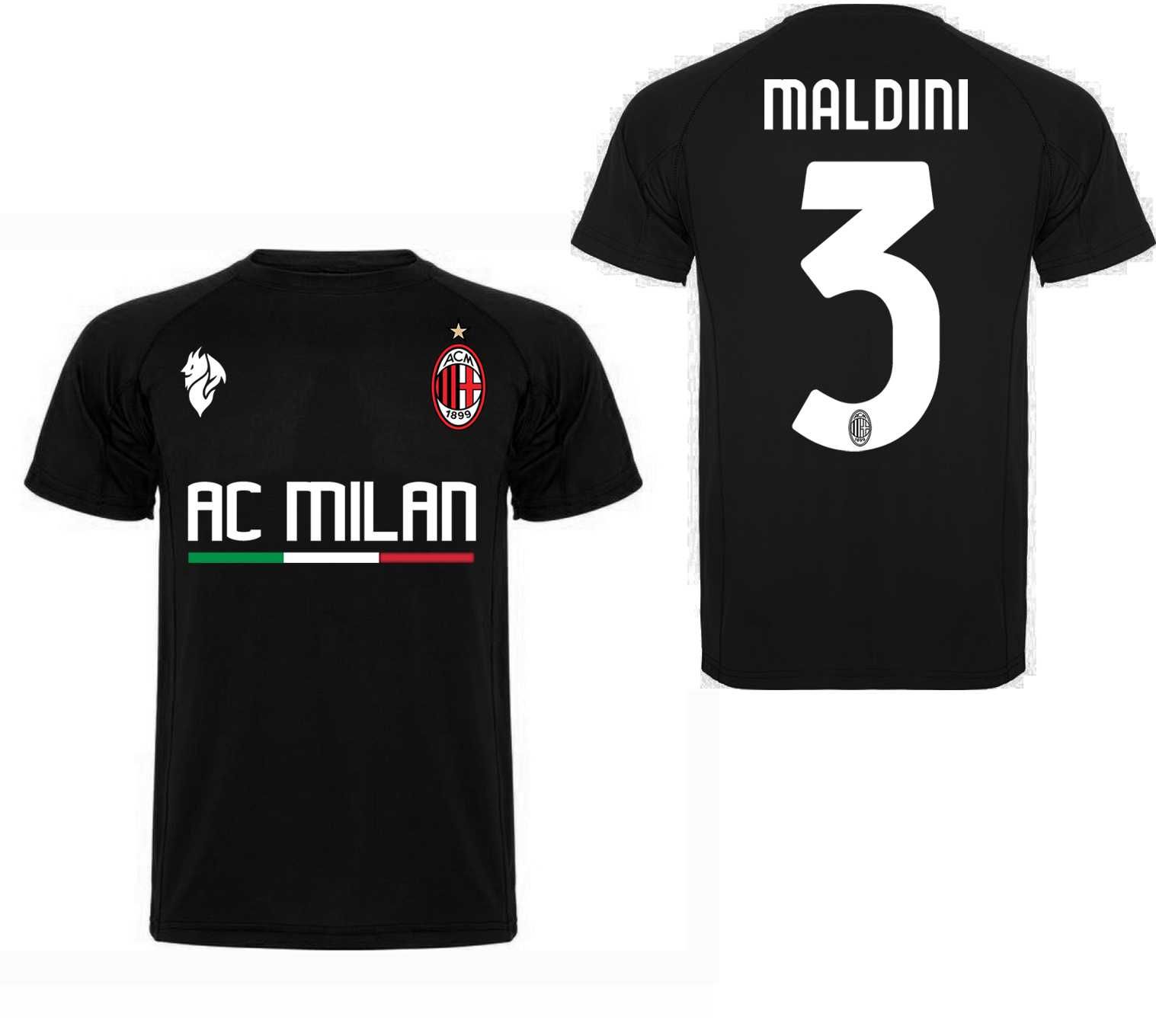 DRI-FIT тениски AC MILAN / МИЛАН с ИМЕ и НОМЕР по избор - 5 модела!