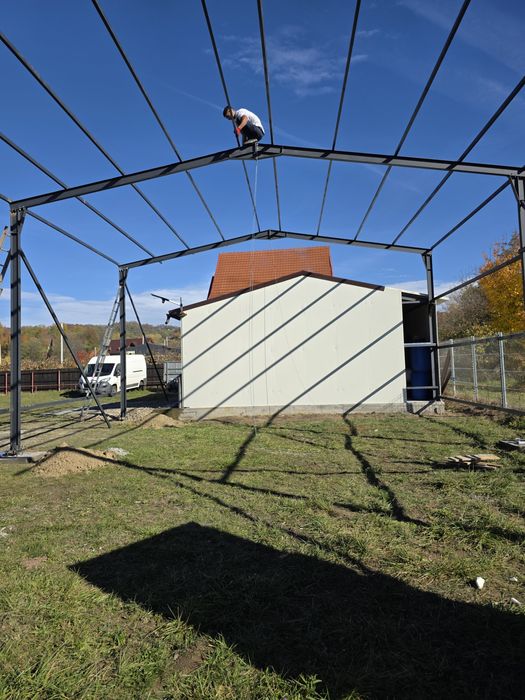 Vand structura metalica 8x20x4h ideală pt service auto