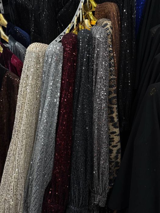 Платье паетка супер качество на подкладе размер свободный крой