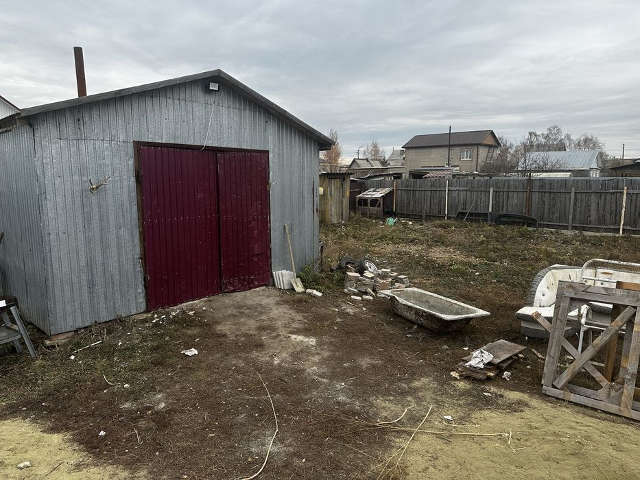 Сдам гараж печка