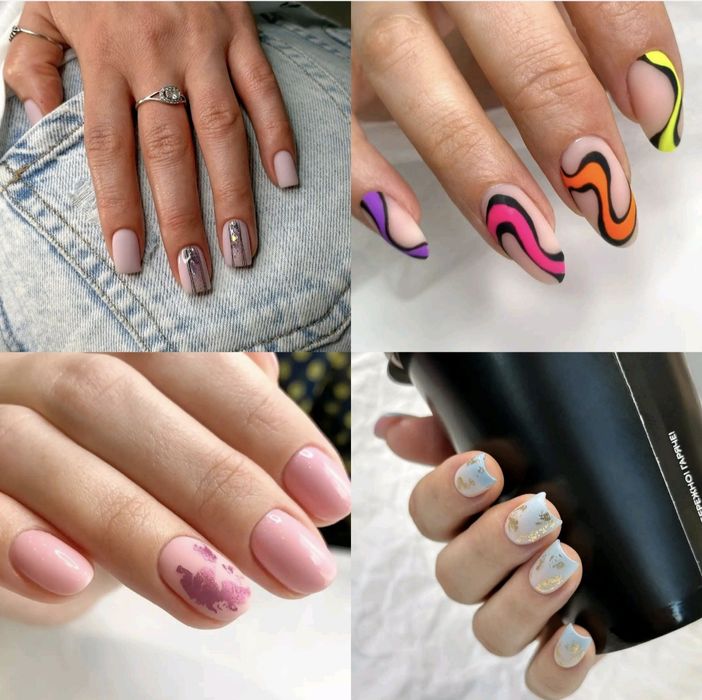 Deplasare si la Domiciliu Unghii cu gel oja semi unghii false tips con