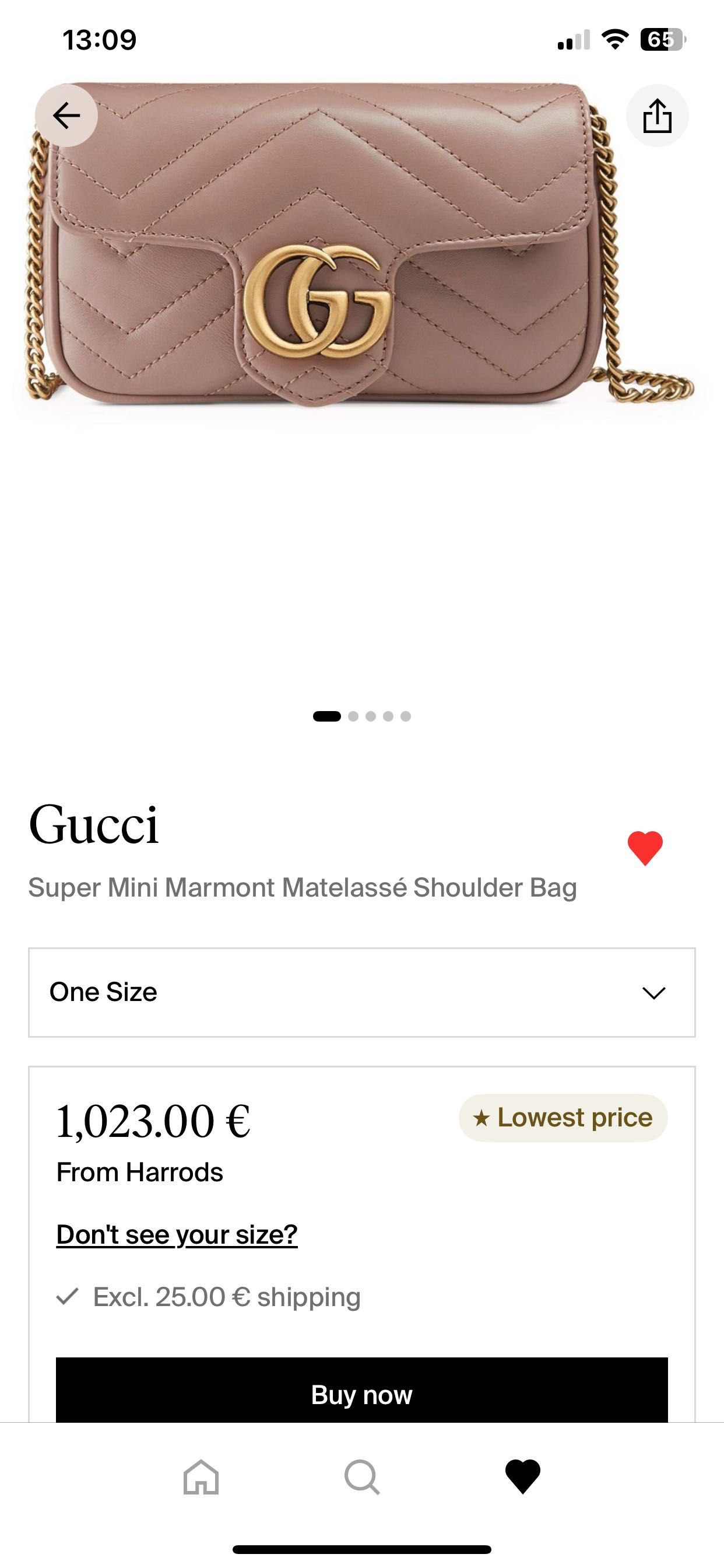 Gucci Super Mini Marmont bag , раница на Baldinini