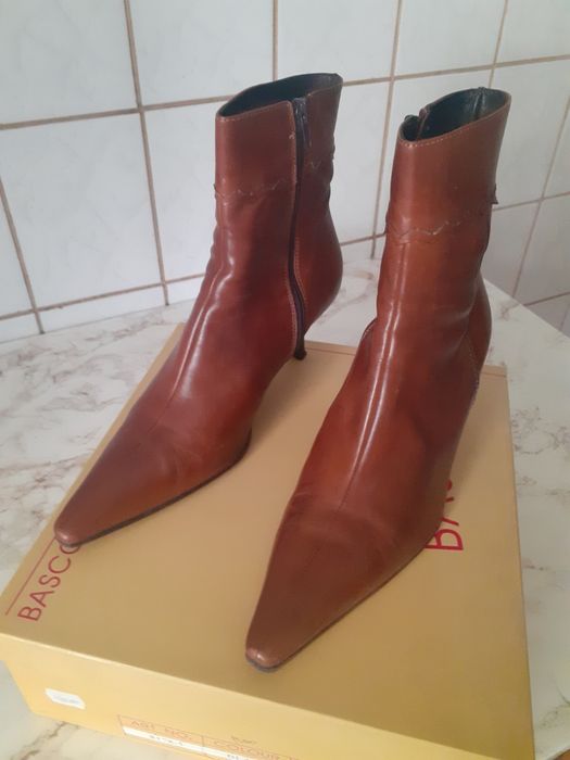 Ghete piele maro 39