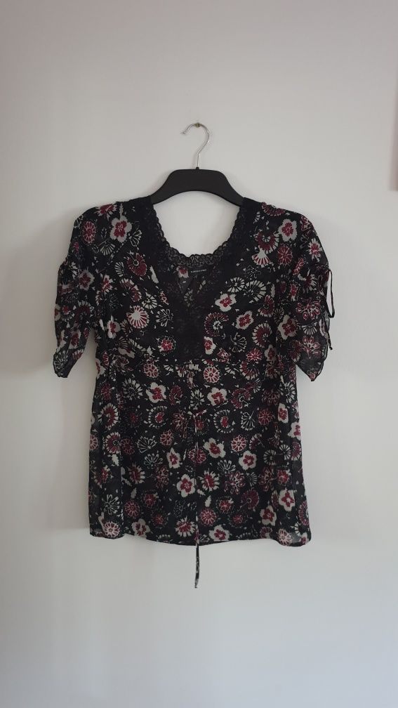 Bluza M/L voal cu dantela