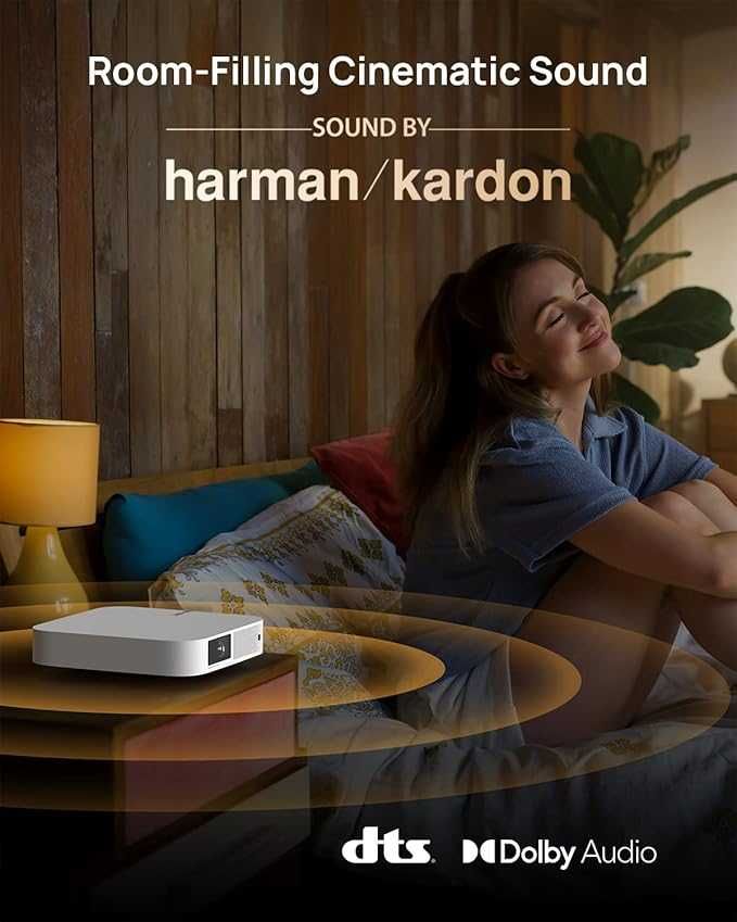 XGIMI Elfin Mini Проэктор 1080p with 4K input, Android TV, Автофокус