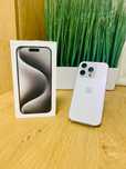 Apple iPhone 15 Pro, 128GB, 5G, White Titanium