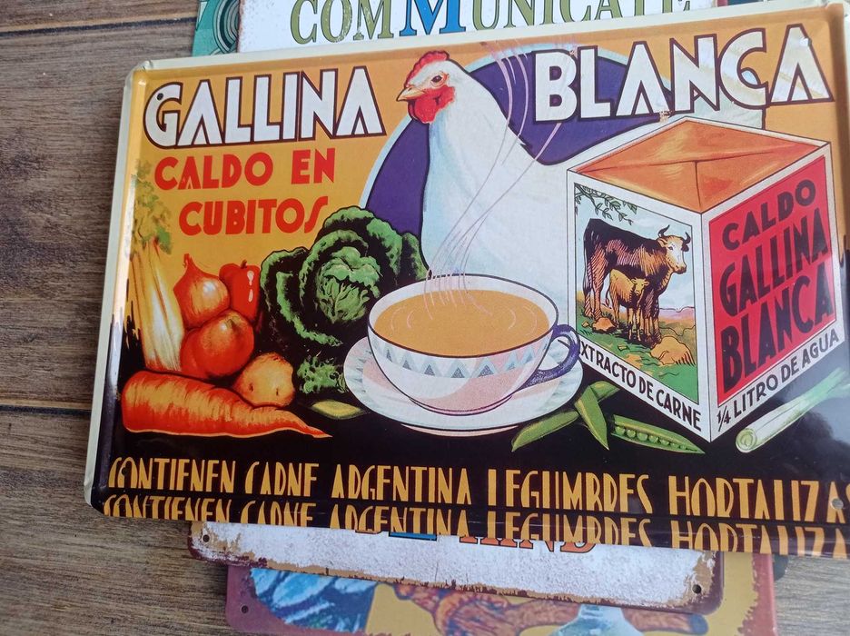 10бр. Голяма Ламаринена Табела на Ретро Автомобил 30*40см / 20*30см