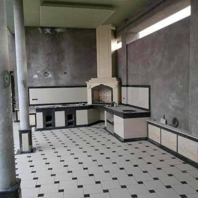 летний кухния камин козон учок мангал курб берамиз