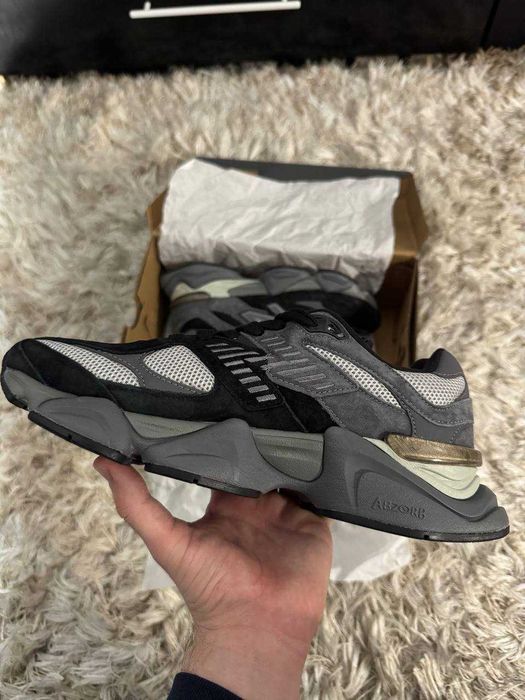 New Balance 9060 Black Castlerock Grey оригинални