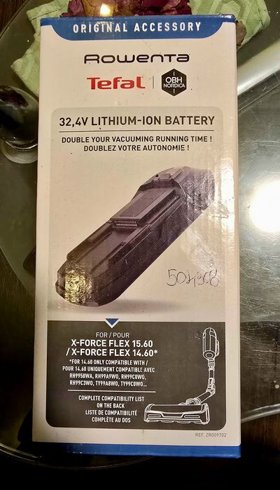 Нова батерия X-Force Flex — 32.4V, запечатана, готова за монтаж!