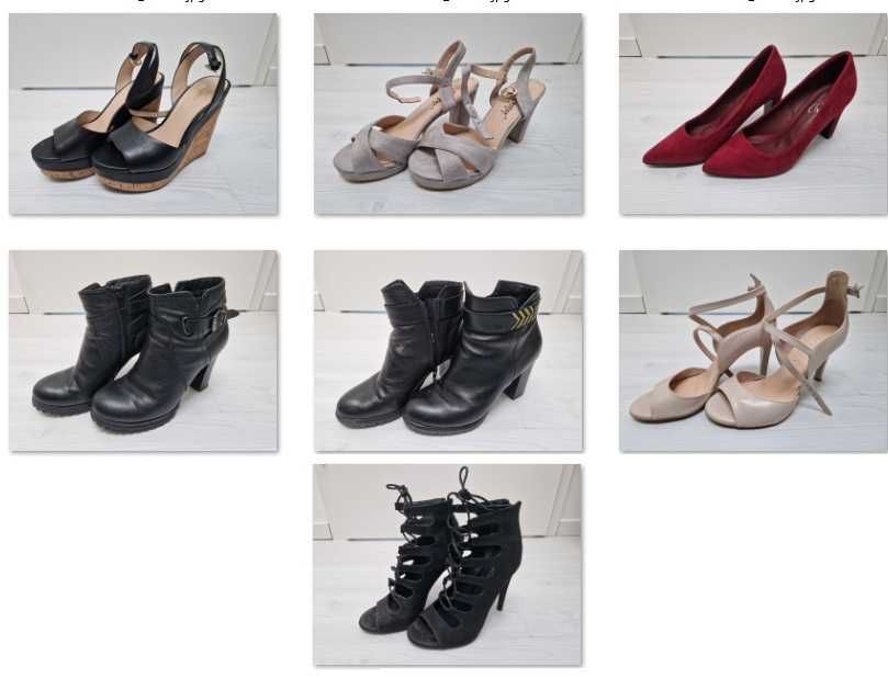 7 Perechi sandale/botine/pantofi - Marime 36 - pret per pereche