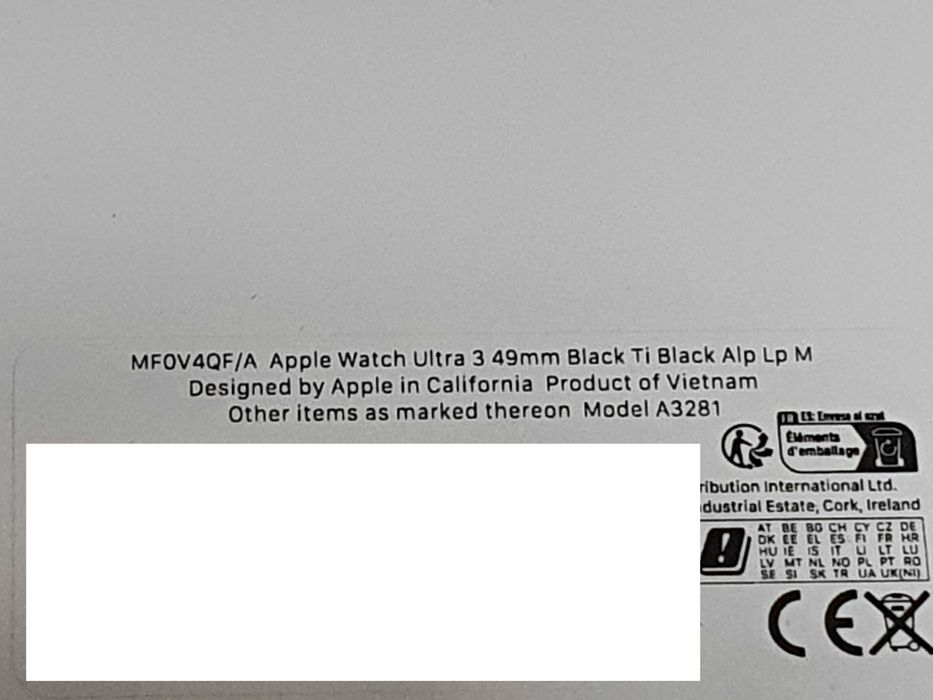 Apple Watch Ultra 3 - NOU - Sigilat