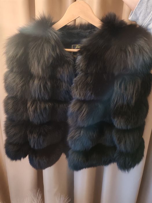 Дамско палто от естествен косъм