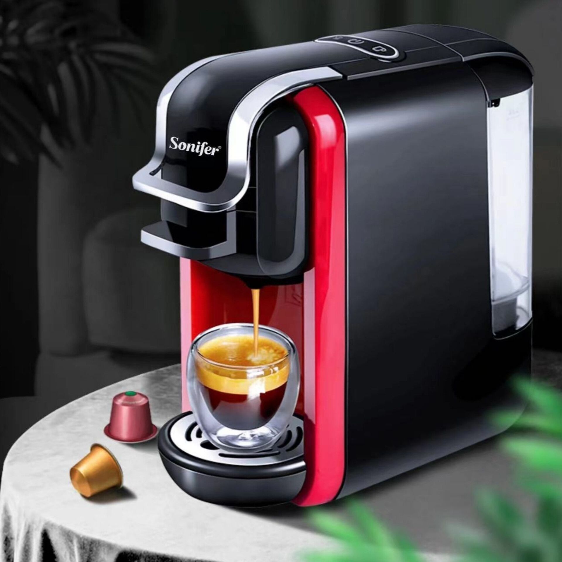 Кофемашина Sonifer 3в1 SF-3547 Nespresso, Dolce Gusto, Ground Coffee