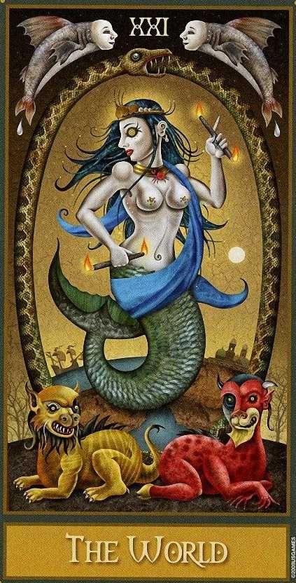 Гадальные карты Таро Безумной Луны - Deviant Moon Tarot, размер 7х12см
