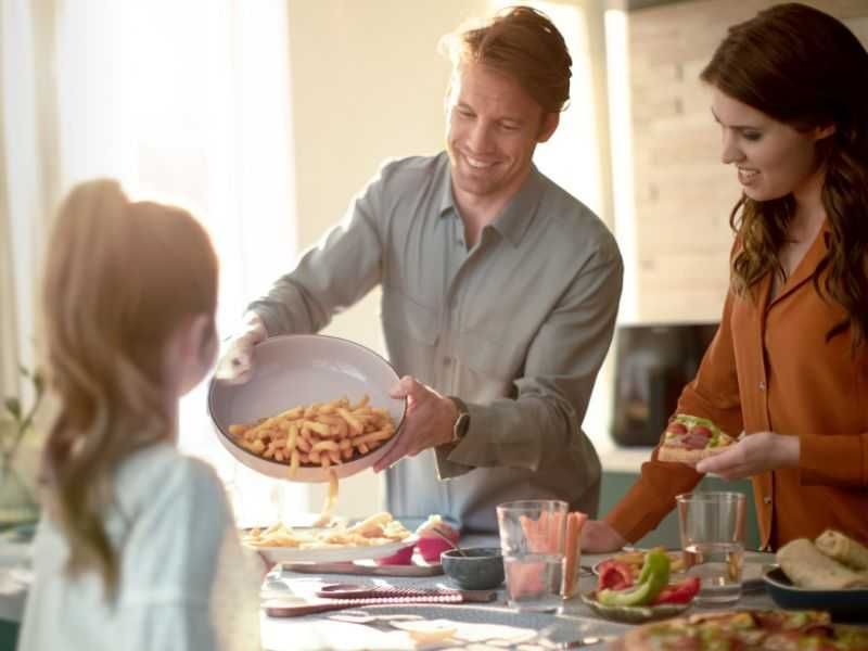 Еър фрайър Philips Airfryer 5000 HD9255/80, 4.1 л, Черен