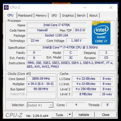Дънна платка MSI Z87-G43 Gaming+ Intel®  i7-4770К+16GB 2133 MHz