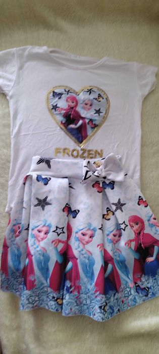 Frozen Комплект пола и блуза р-р 122-128