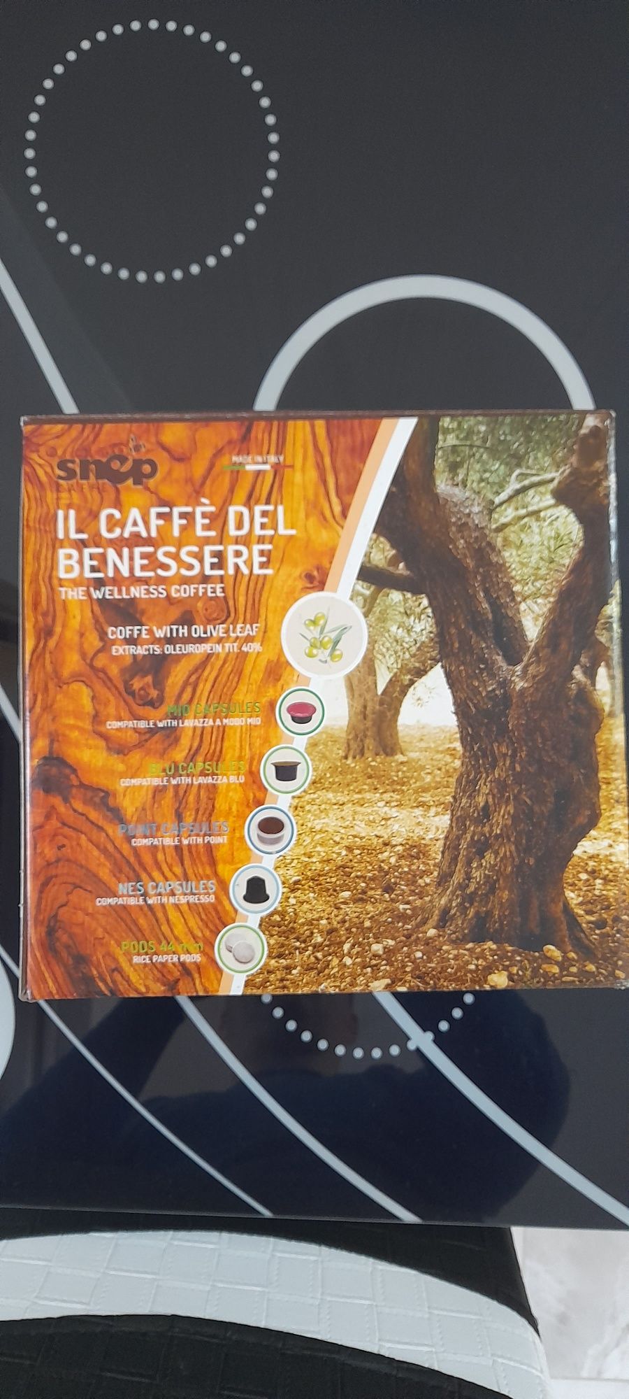 Cafea Snep Italia ganoderma paduri 44 mm