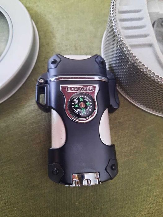 Brichetă cu dublă  aprindere si busolă, Nibo clasic Explorer