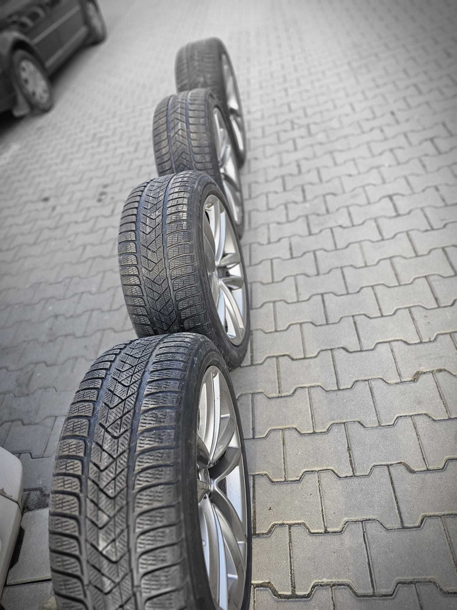 Set roti jante+anvelope PIRELLI SOTTOZERO 3 RUN FLAT M+S 245/45R19 BMW