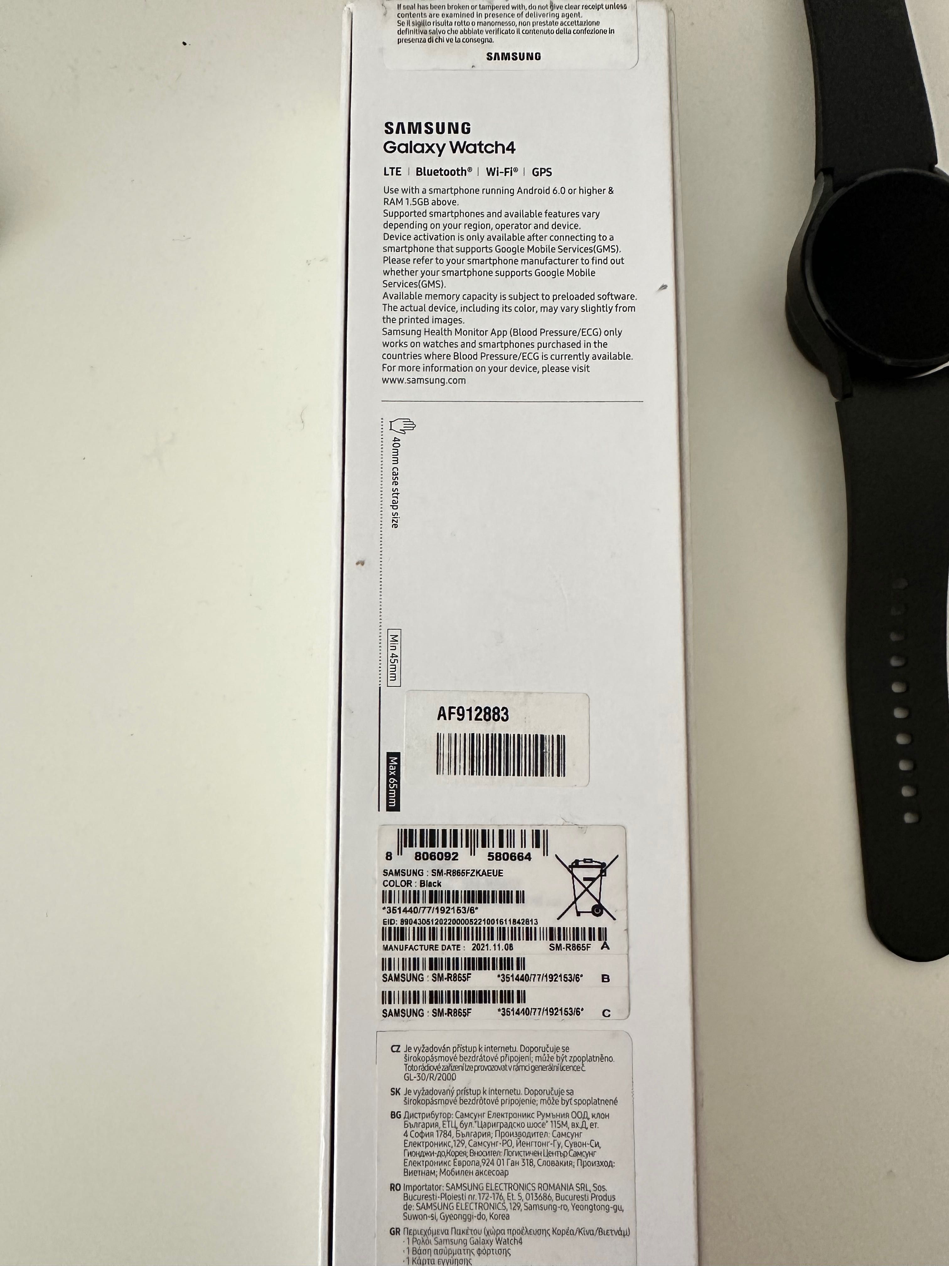 Galaxy watch 4 LTE