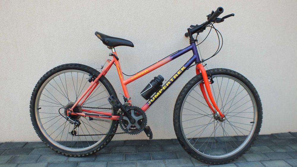 Bicicleta dama JUMPERTREK 26x1,95 18 viteze scimbator SHIMANO