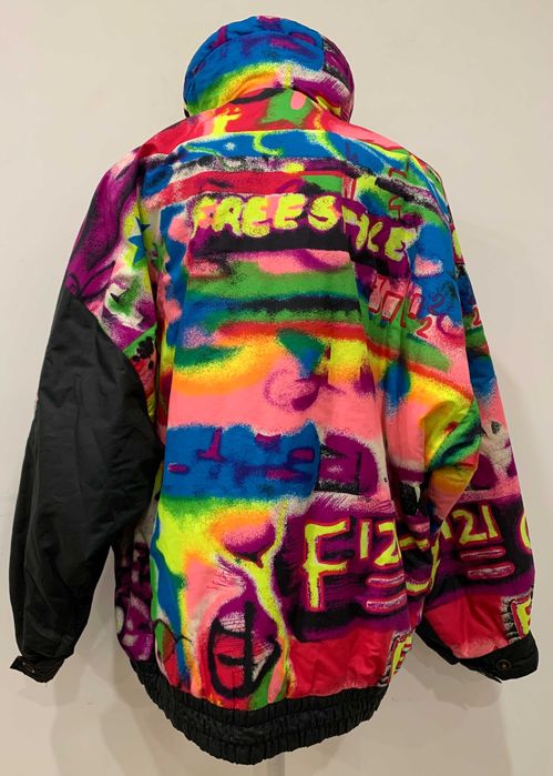 Geaca vintage Elho multicolora marimea L/XL