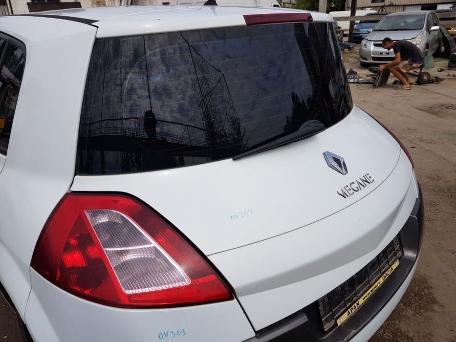Hayon / Haion / Portbagaj cu Luneta / Geam / Sticla Renault Megane 2 Hatchback 2002 - 2008 Cod Culoare OV369