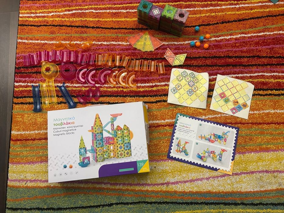 Joc cuburi magnetice 139 piese