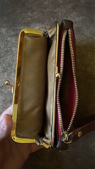 Portofel damă Forever Young, maro, elegant – stare excelentă