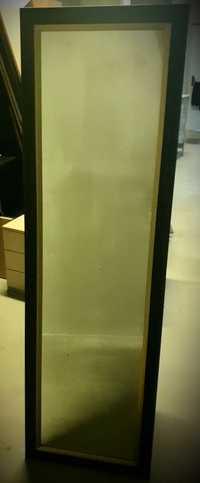 Oglindă de cristal cu ramă de lemn 170x50cm