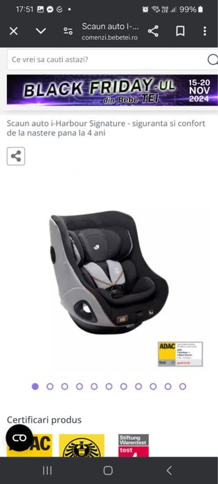 Scaun auto masina copil