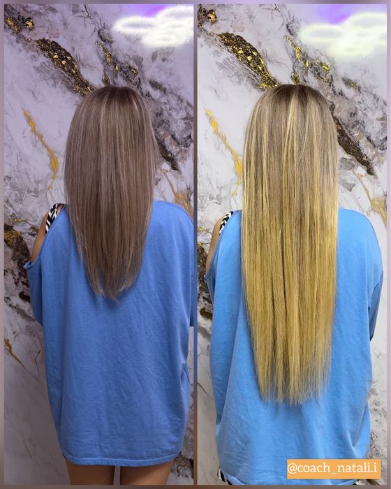 Наращивание волос  от 35 тыс за работу / коррекция нарощенных волос