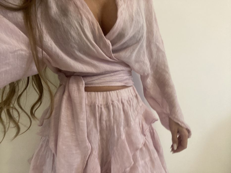 Pnk set din material natural in