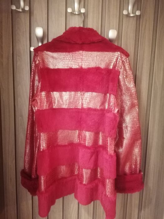 Haina scurta piele naturala cojoc