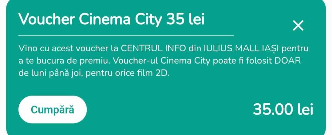 4 x Voucher film 2D Cinema City Iași