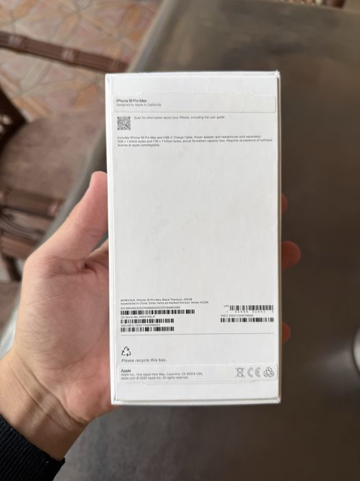 16 Pro Max 256gb 5 sikl yengi