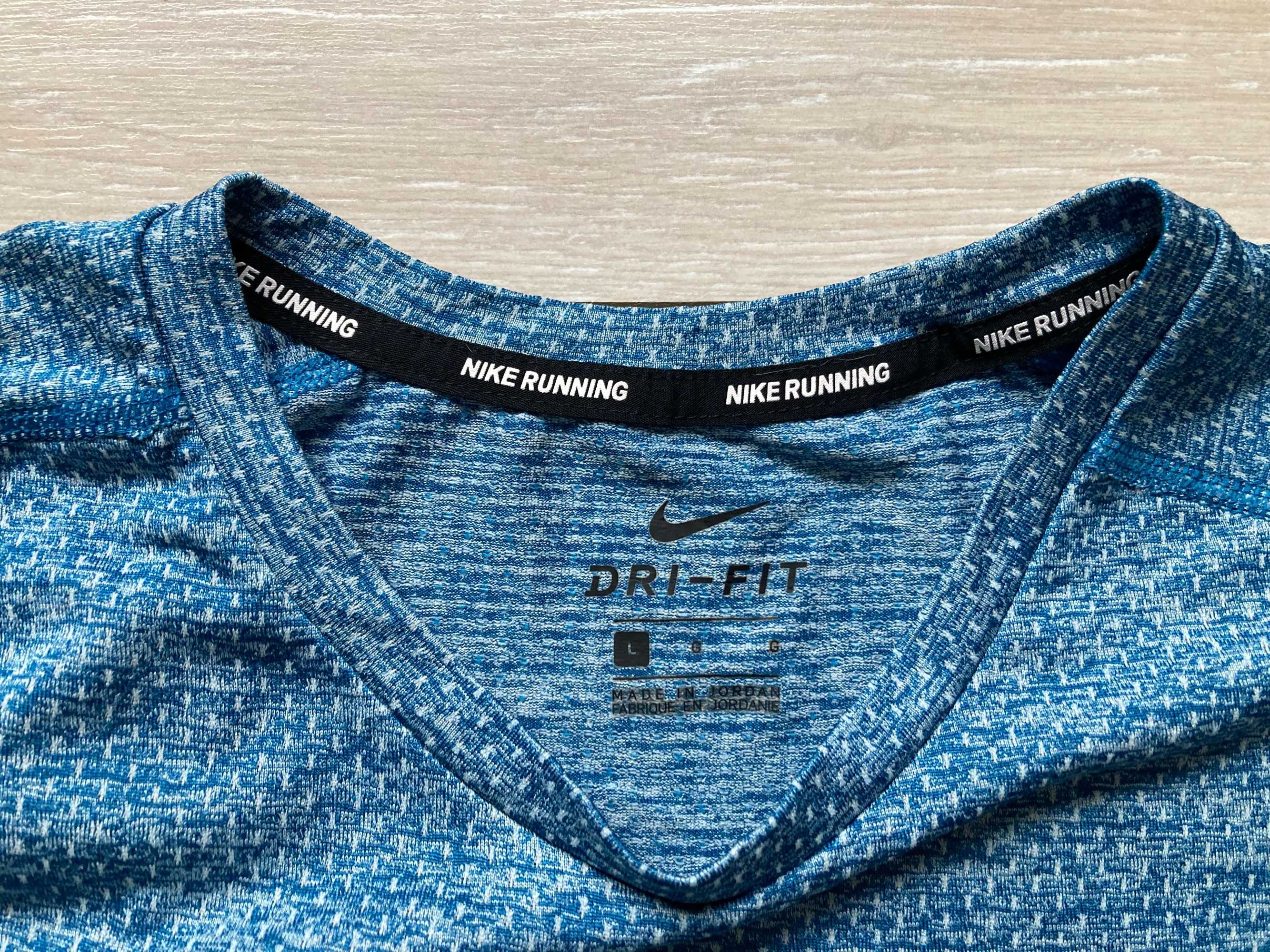 Найк Nike Running Dri Fit мъжка спортна тениска размер L