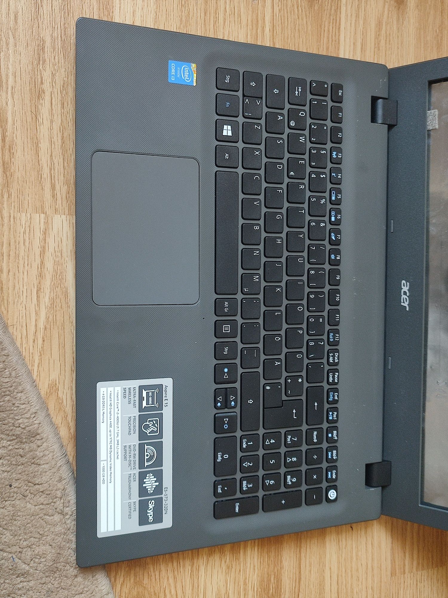 Carcasa completa + Balamale + Tastatura - Acer Aspire E5-573