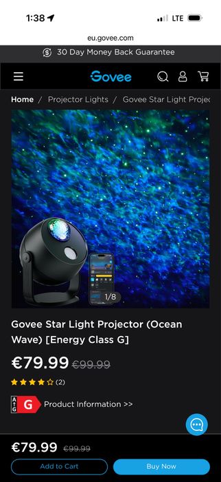 Govee Star Light Projector -Ocean Wave