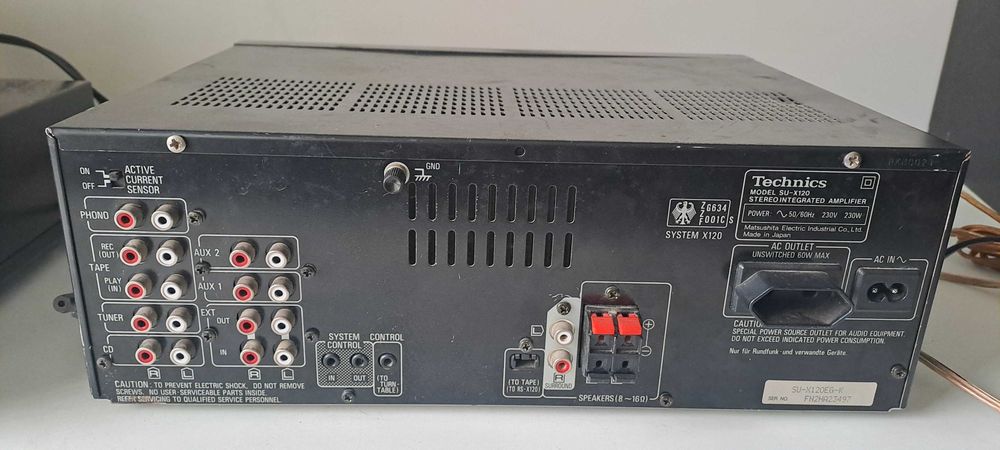 Technics SU X 120 amplificator nu scoate sunet