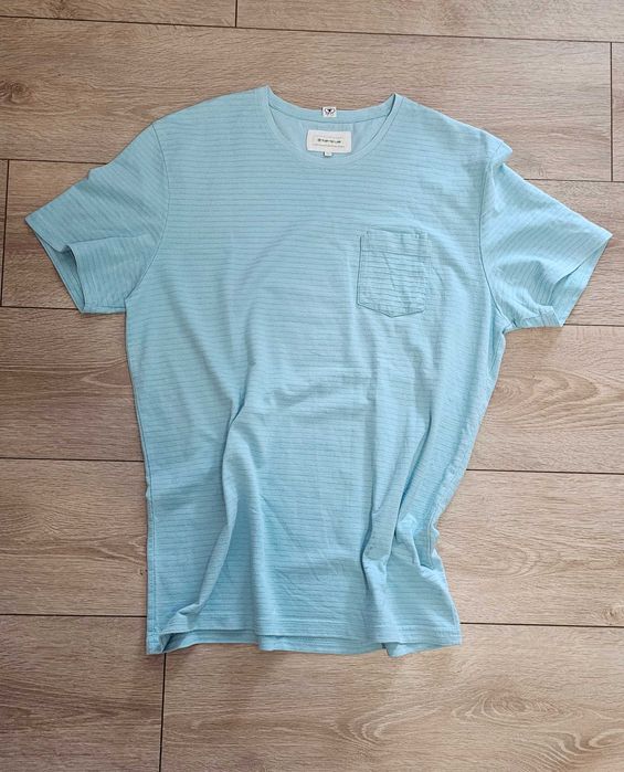 Tricou Tom Tailor, turcoaz, bărbați, mărimea L